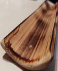 3 Flame Cured Bamboo Incense Holder / Ash Catcher