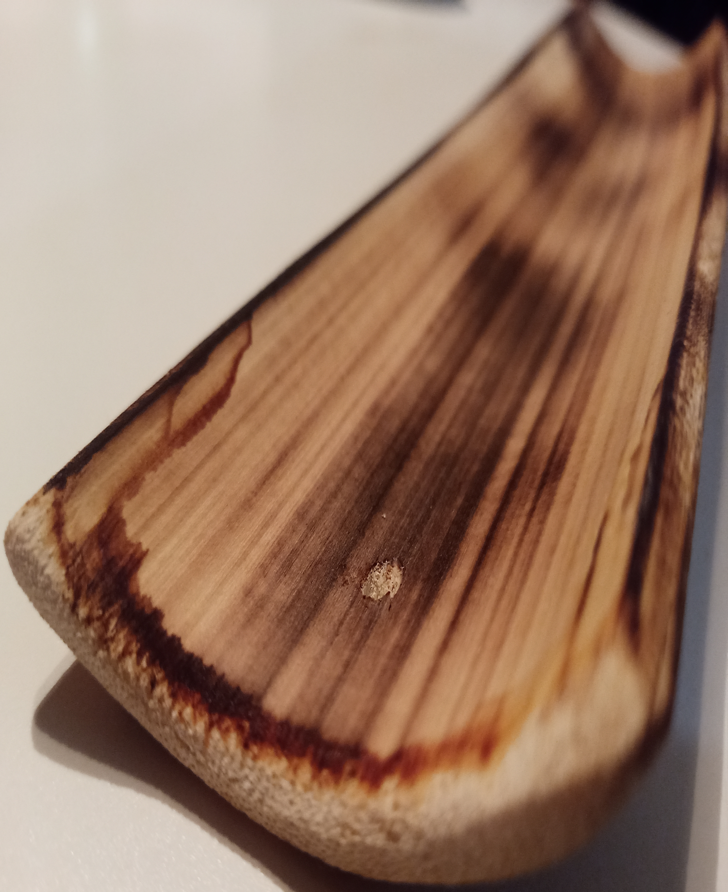 3 Flame Cured Bamboo Incense Holder / Ash Catcher